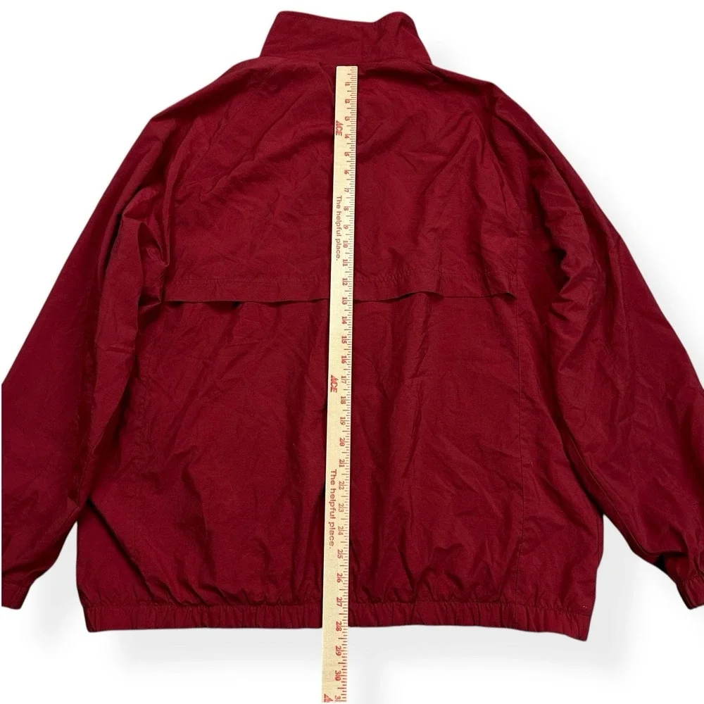 VTG Nike Windbreaker Jacket Men's Large Sooners University of Oklahoma Softshell